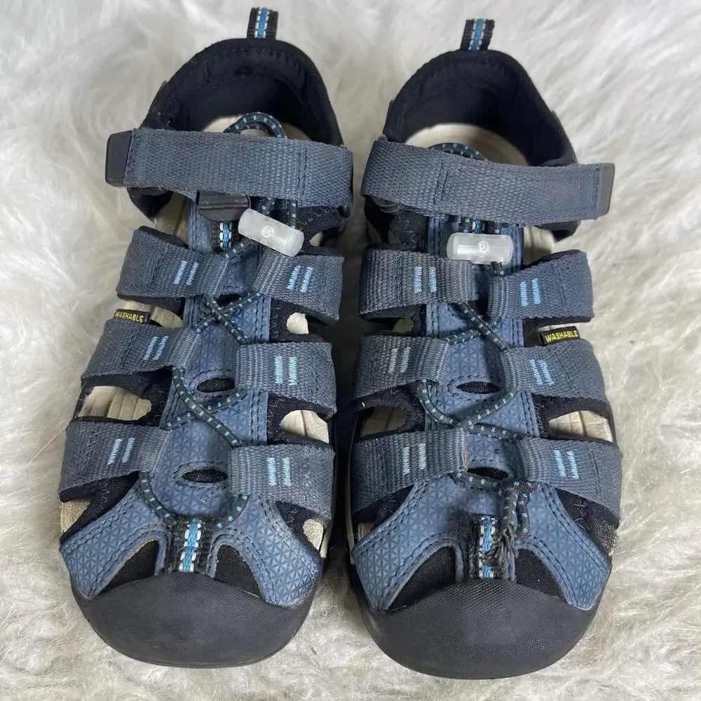 Keen Shoe Unisex Kids Newport NEO H2 Blue Washable Closed Toe Water Sandals Sz 1